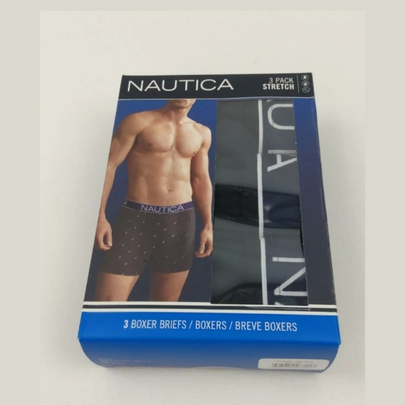 🔥🔥 NEW Nautica Mens Large 36-38 Boxer Briefs - Picture 4 of 6